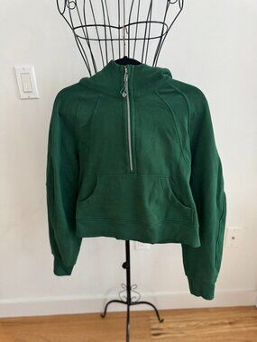 Lululemon Scuba Oversized Full-Zip Everglade Green XS/S